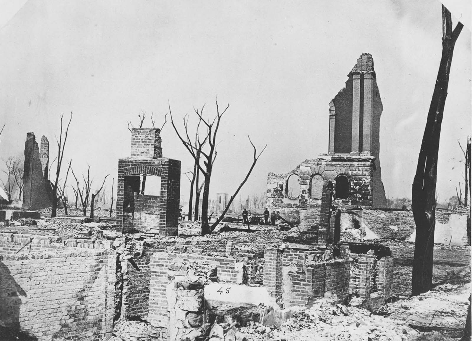 #5 The ruins of the Chicago Historical Society building.