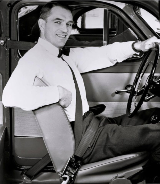 V-Shaped Three-Point Safety Belt made by Volvo that saved One Million Lives Inventions