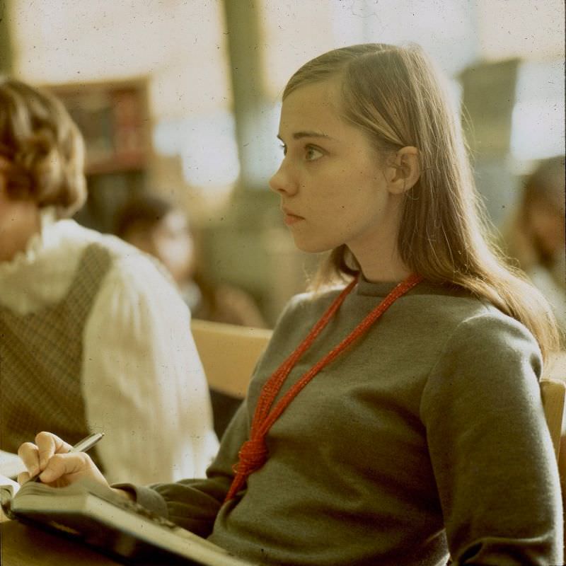 #9 Students in class, December 1969