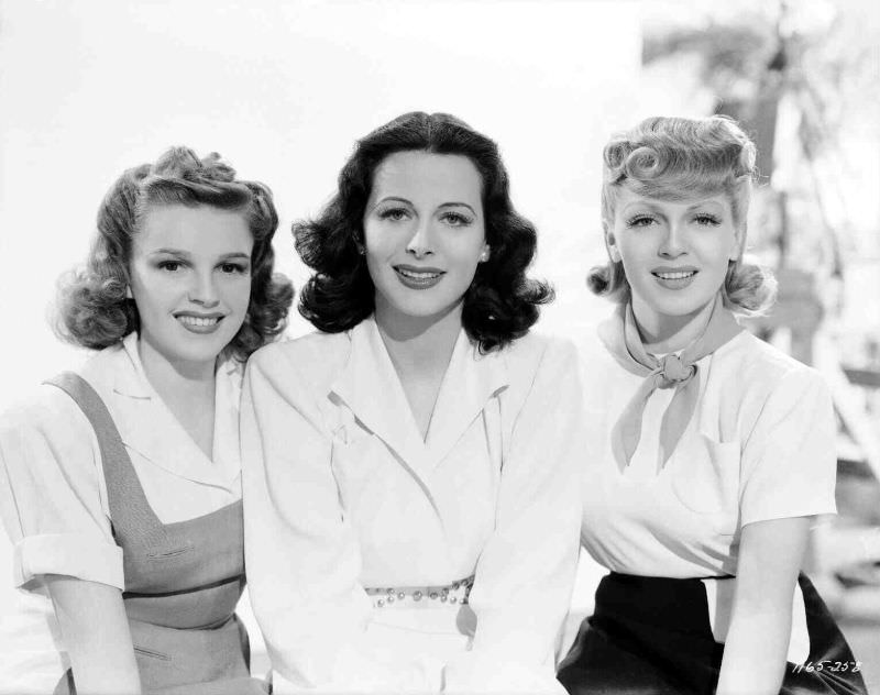 Fabulous Photos of Judy Garland, Hedy Lamarr and Lana Turner during the Filming of ‘Ziegfeld Girl (1941)