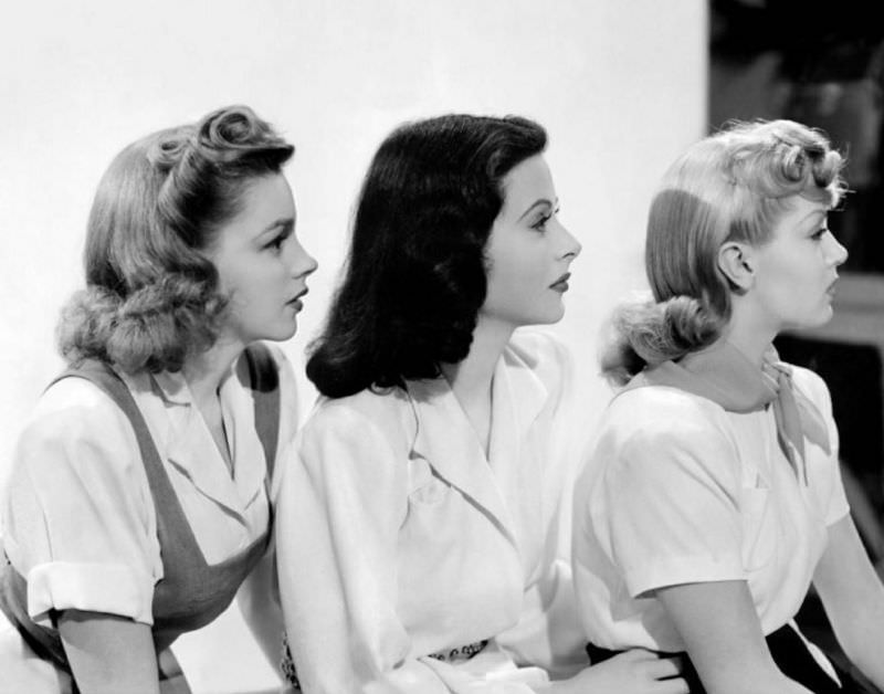 Fabulous Photos of Judy Garland, Hedy Lamarr and Lana Turner during the Filming of ‘Ziegfeld Girl (1941)