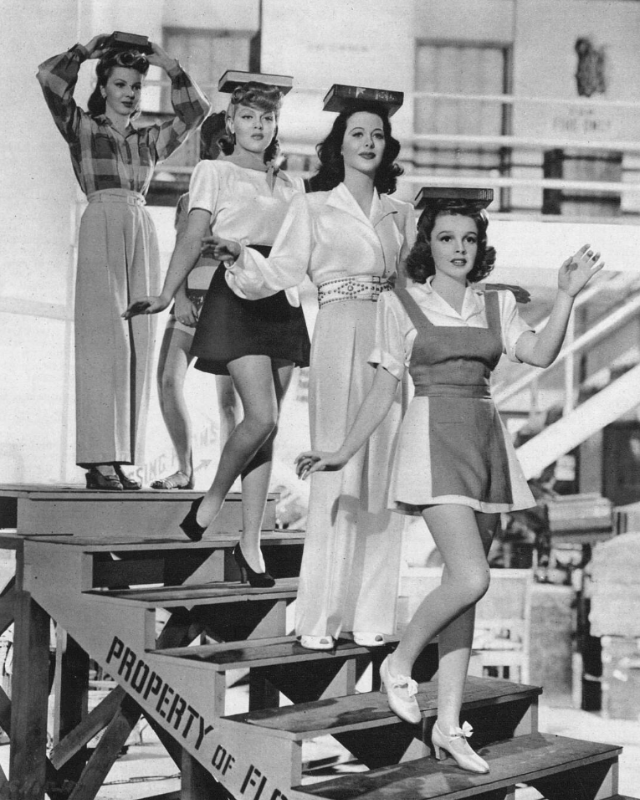 Fabulous Photos of Judy Garland, Hedy Lamarr and Lana Turner during the Filming of ‘Ziegfeld Girl (1941)