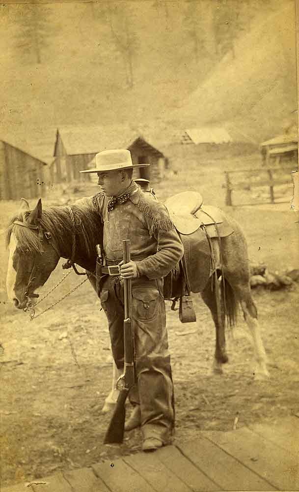 #22 Ray Laughton as cowboy, Olympia, 1900s