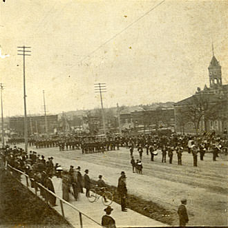 #62 Soldiers Burial Day, Olympia, 1900