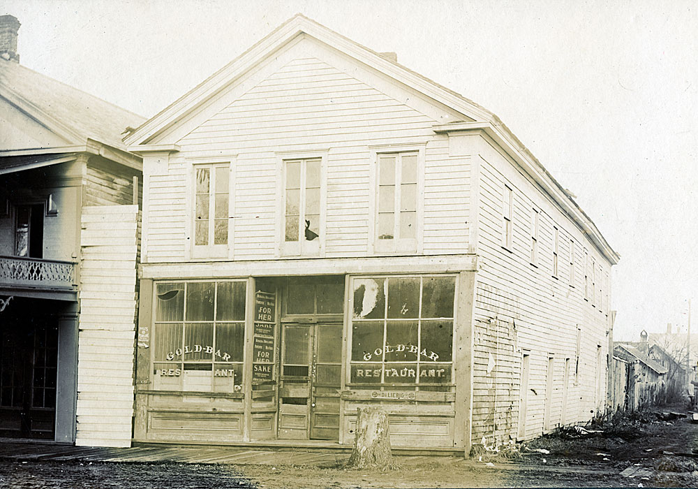 #70 Gold Bar Restaurant, Olympia, 1900