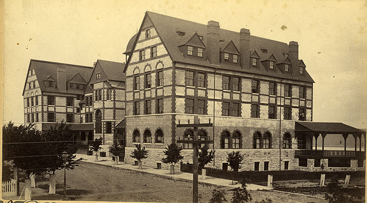 #1 Tacoma Hotel, Located on the Street, between South Eighth and Tenth Streets, 1880
