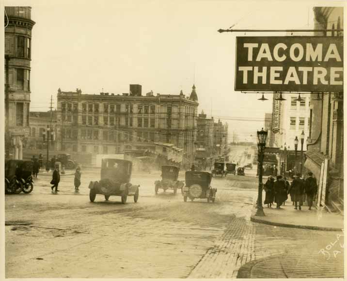 #15 Tacoma Street Scene 9th and Broadway, 1925