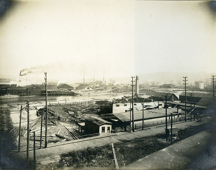 #16 View of Tacoma Tideflats and Businesses, 1910