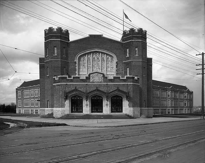#89 Lincoln High School Exterior, Tacoma, 1914