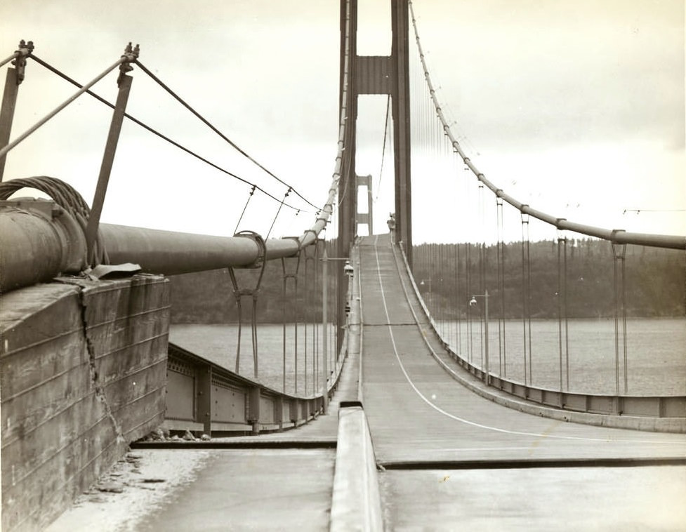 #7 Tacoma Narrows Bridge collapse, 1940