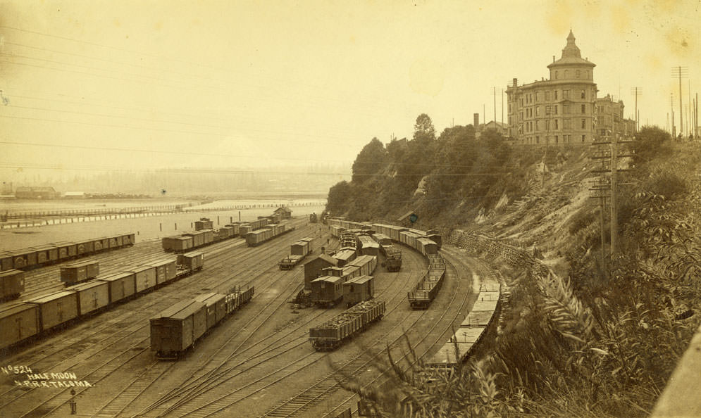 #37 Half Moon. N.P.R.R. Tacoma, 1896