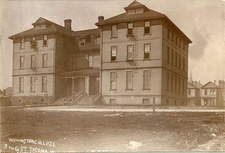 #39 Washington College, eight and G. St. Tacoma, 1892