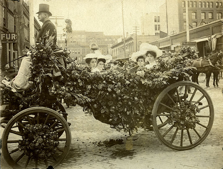 #49 Rose Carnival Parade, Tacoma, 1905