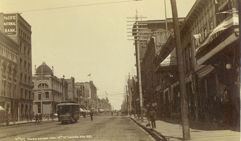 #40 No. 817 Pacific Avenue from 13th Street, Tacoma, 1892