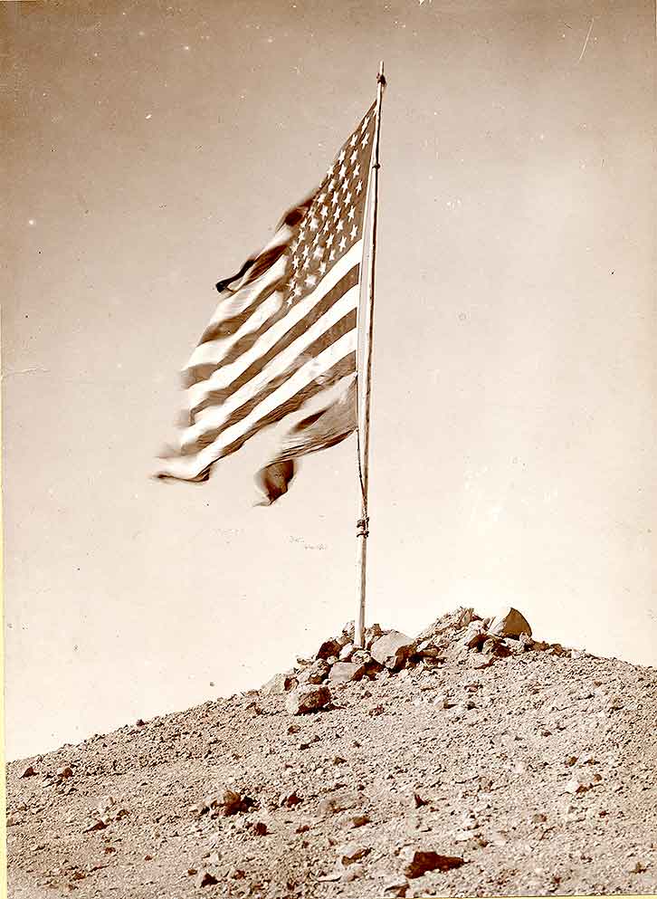 #41 Oscar Brown Flag, Mount Tacoma, 1893