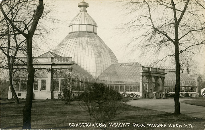 #58 Conservatory, Wright Park, Tacoma, 1909
