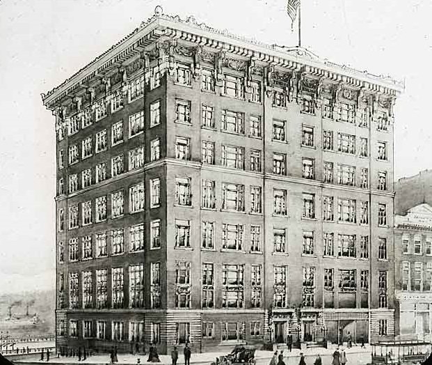 #15 Tacoma-Perkins Bldg, architectural rendering, 1906
