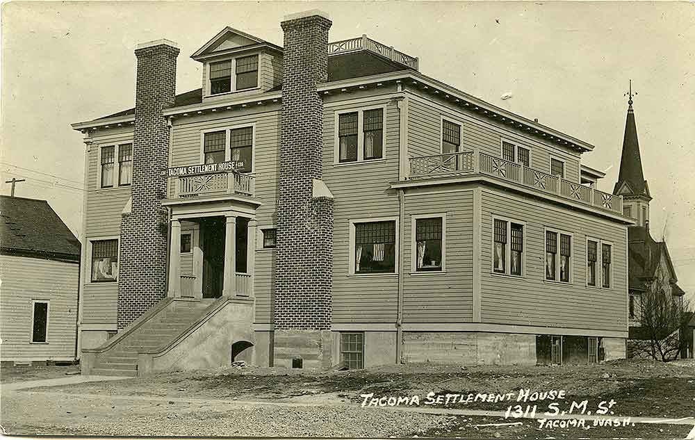 #1 Tacoma Settlement House at 1311 South M St, 1910
