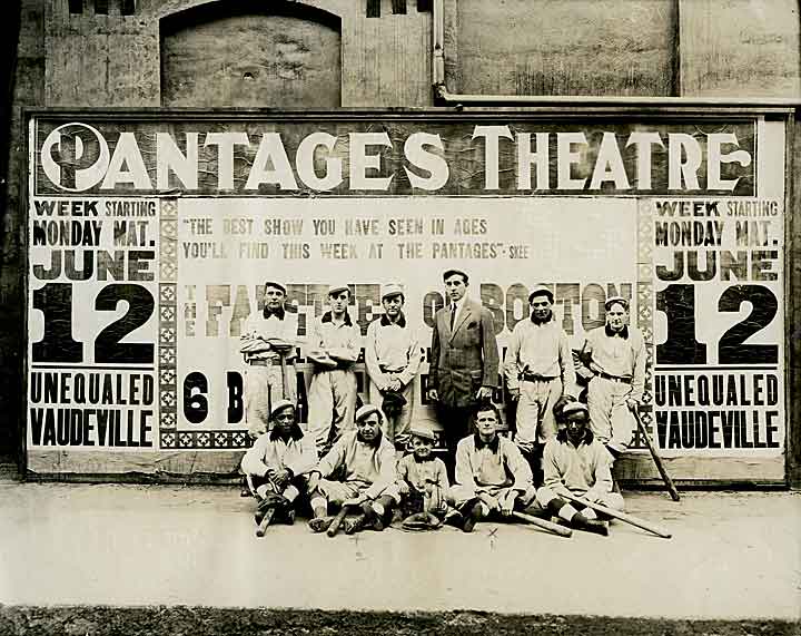 #111 Pantages Theatre Baseball Team, Tacoma, 1911