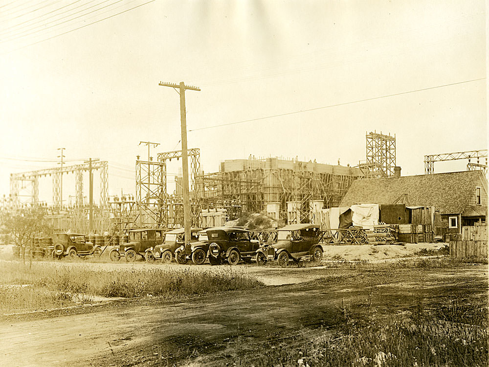 #58 Construction, Cushman Substation, Tacoma, 1925