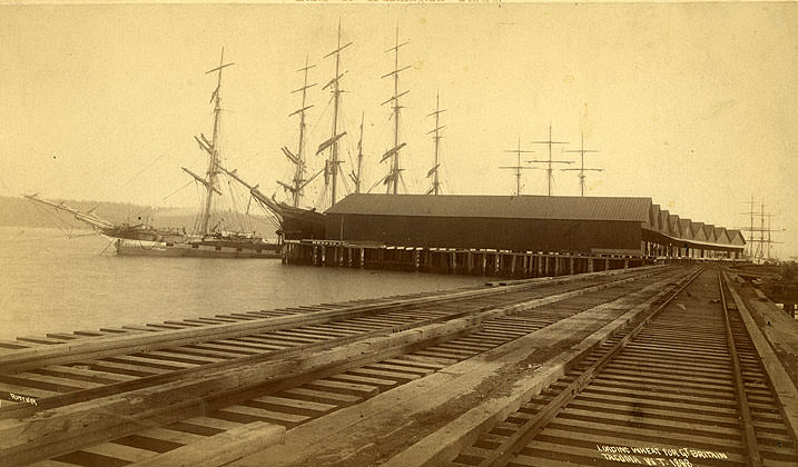 #59 Loading wheat for Gt. Britain / Tacoma, 1888