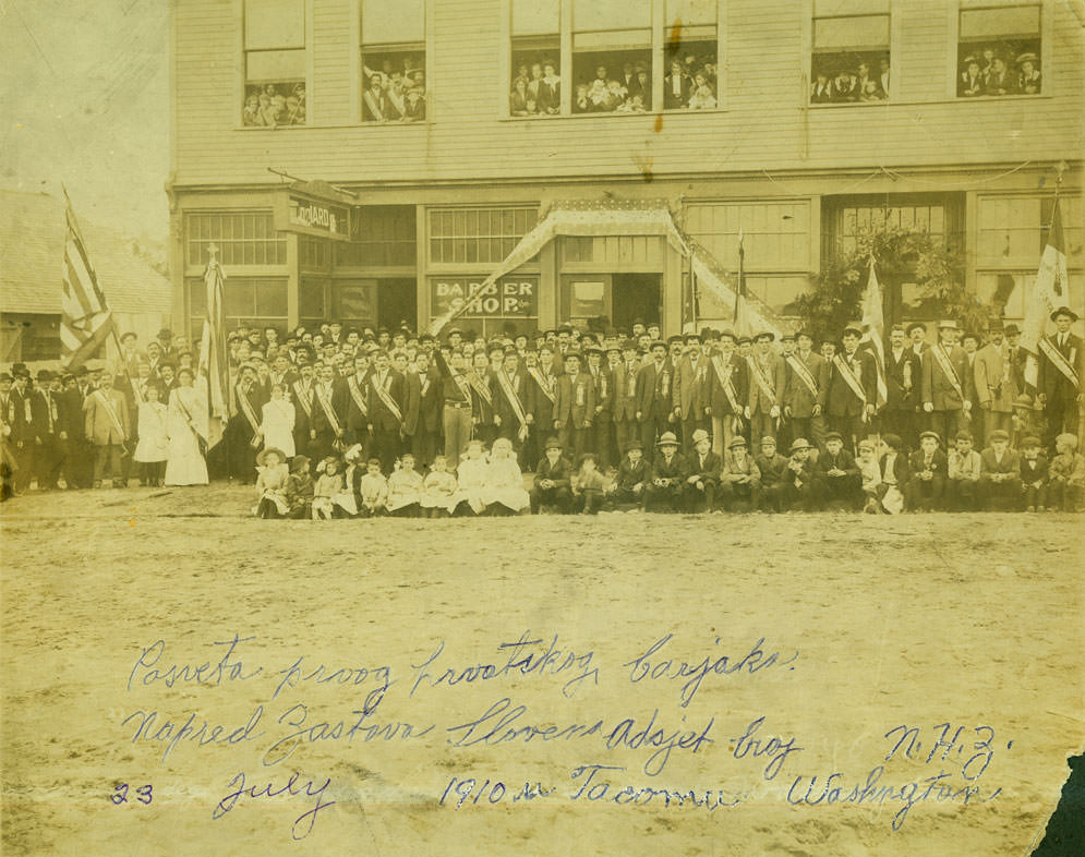 #46 National Croatian Lodge in Tacoma, 1910