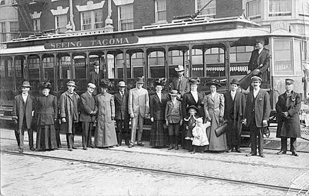 #5 Seeing Tacoma, streetcar, 1910
