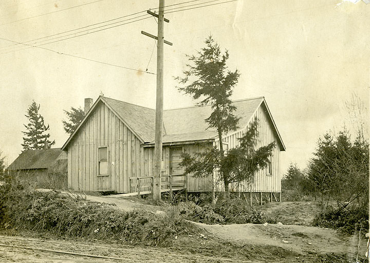 #90 Temporary Chapel of Bethany M. E. Church So. 56th & I St. Tacoma, 1905