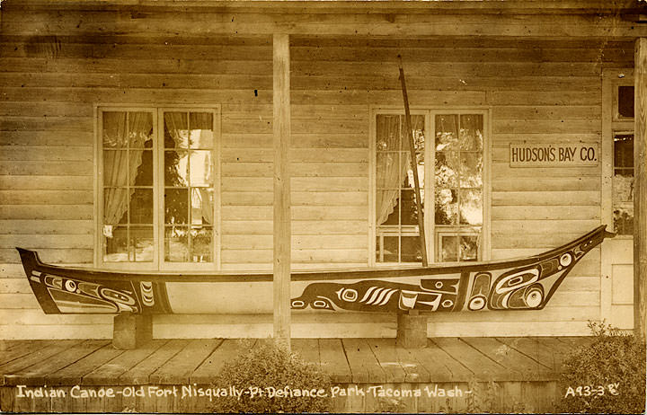 #30 Indian Canoe – Old Fort Nisqually – Pt. Defiance Park – Tacoma, 1950