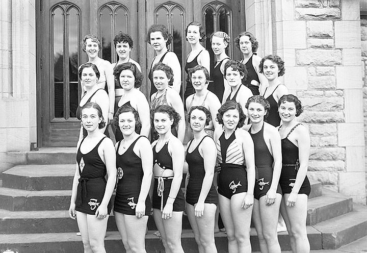 #49 Girls’ swimming team, Lincoln High School, Tacoma, 1936