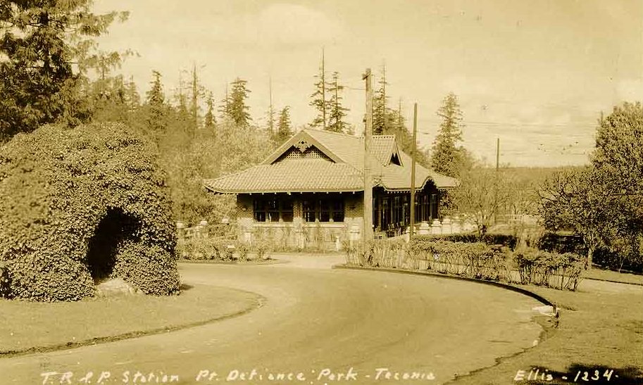#35 Station at Pt. Defiance Park Tacoma, 1914