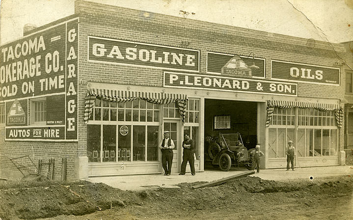 #125 P. Leonard & Son, 5617-21 South Union Street, Tacoma, Auto Brokerage, 1914