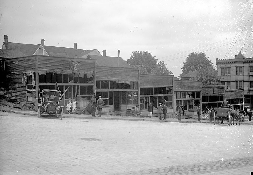 #131 500 Block, South 9th Avenue, Tacoma, 1917