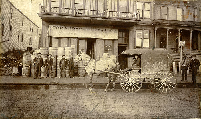 #89 Abraham Pink, Junk Dealer and Dr. Henry Vidal, Physician, C Street, Tacoma, 1891