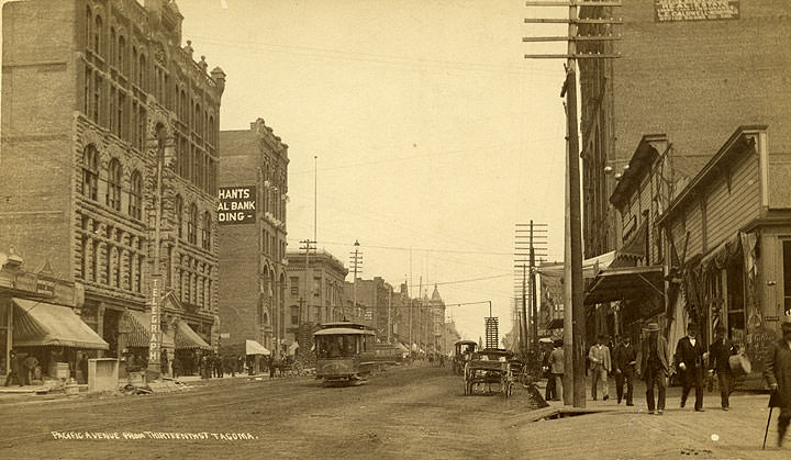 #98 Pacific Avenue from Thirteenth St., Tacoma, 1890