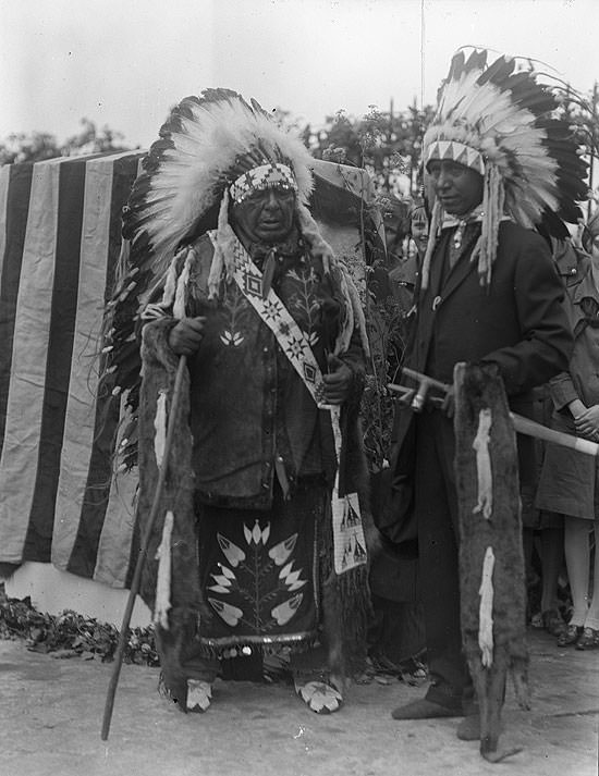 #95 Chief Minnenick, Chief Yellow Beak, Tacoma, 1926