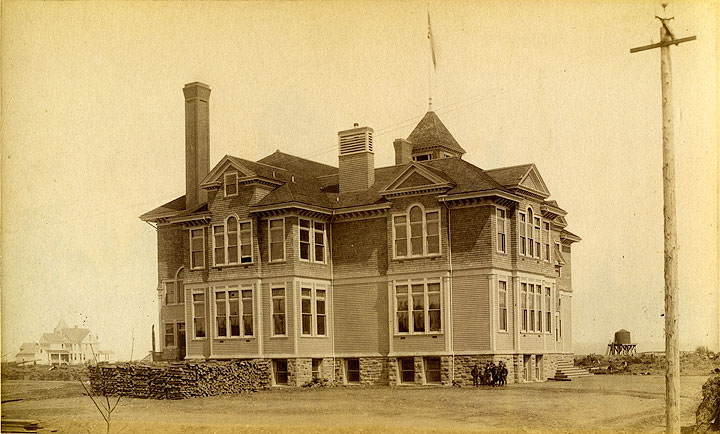#109 Sherman School Building, North Cottage Place, Tacoma, 1891
