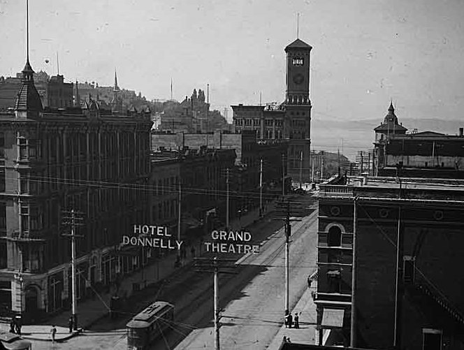 #69 Tacoma-Pacific Ave. at 9th St., City Hall, 1910