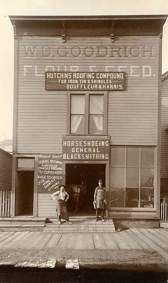 #123 John Harvey, Blacksmith, 1018 S. Yakima Ave., Tacoma, 1891