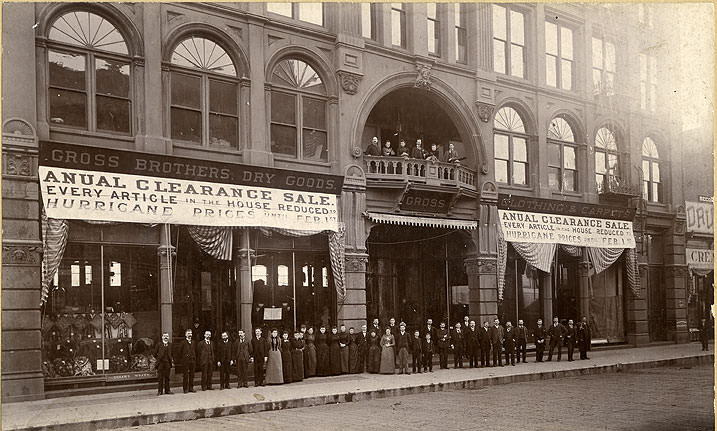 #128 Pacific Ave. Tacoma. Wash / Looking North from 13 St, 1892