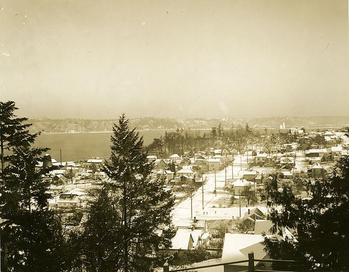 #57 Overview of Tacoma Old Town, Looking North Northeast, 1930