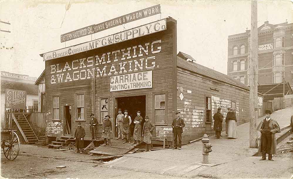 #131 Charles Berger Carriage Mnfg. & Supply Co., 1502-1504 Railroad Street, Tacoma, 1890