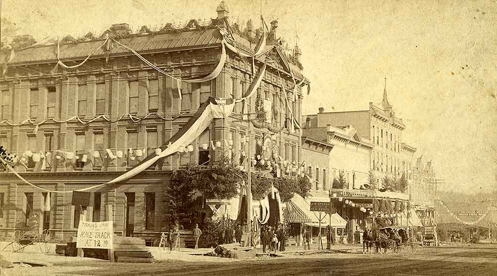 #98 Chamber of Commerce Building, Southeast Corner of Pacific Avenue and Twelfth Street, Tacoma, 1887