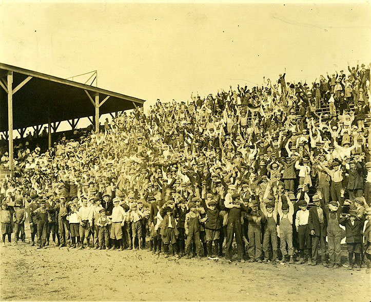 #167 children in the stadium, 1900