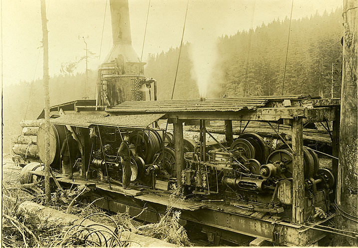 #74 Logging donkey, 1910