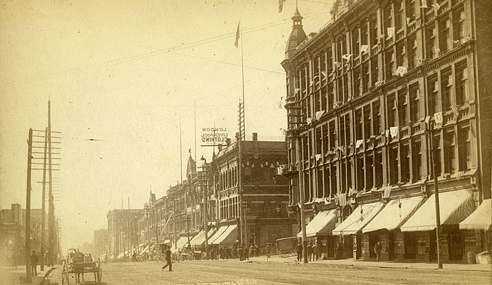 #161 Pacific Avenue from Hotel Fife, May 1892