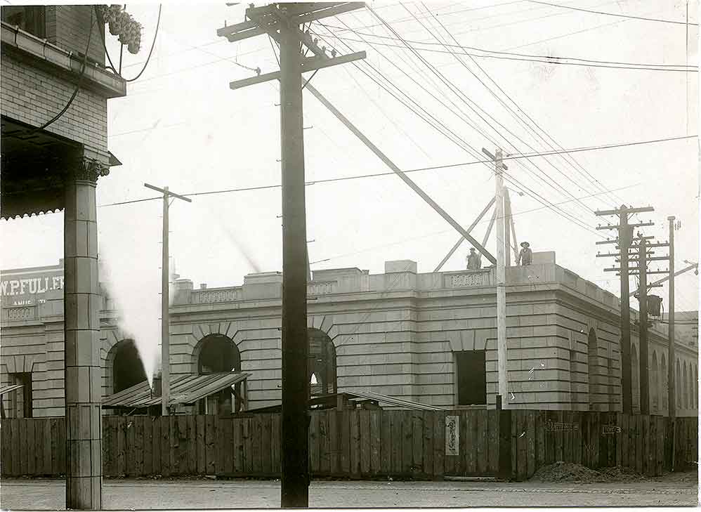#177 Construction of the Tacoma United States Post Office, Court House, and Customs House, 1909