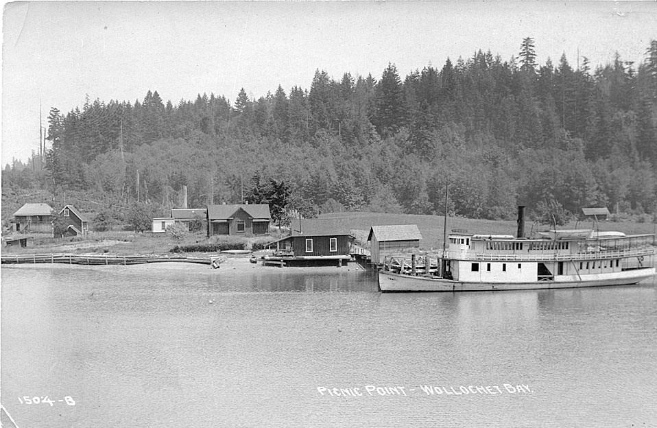 #65 S.S. Crest at Picnic Point, Wollochet Bay, 1912