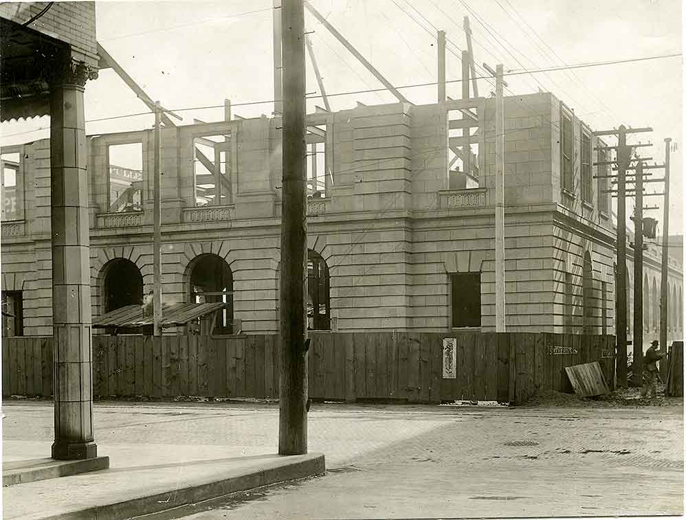 #180 Construction of the Tacoma United States Post Office, Court House, and Customs House March 1, 1909