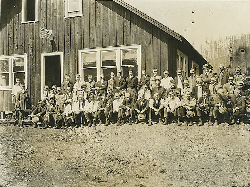 #149 Engineers and office staff, Cushman Power Project No. 1., 1924